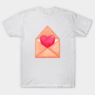 heart letter T-Shirt